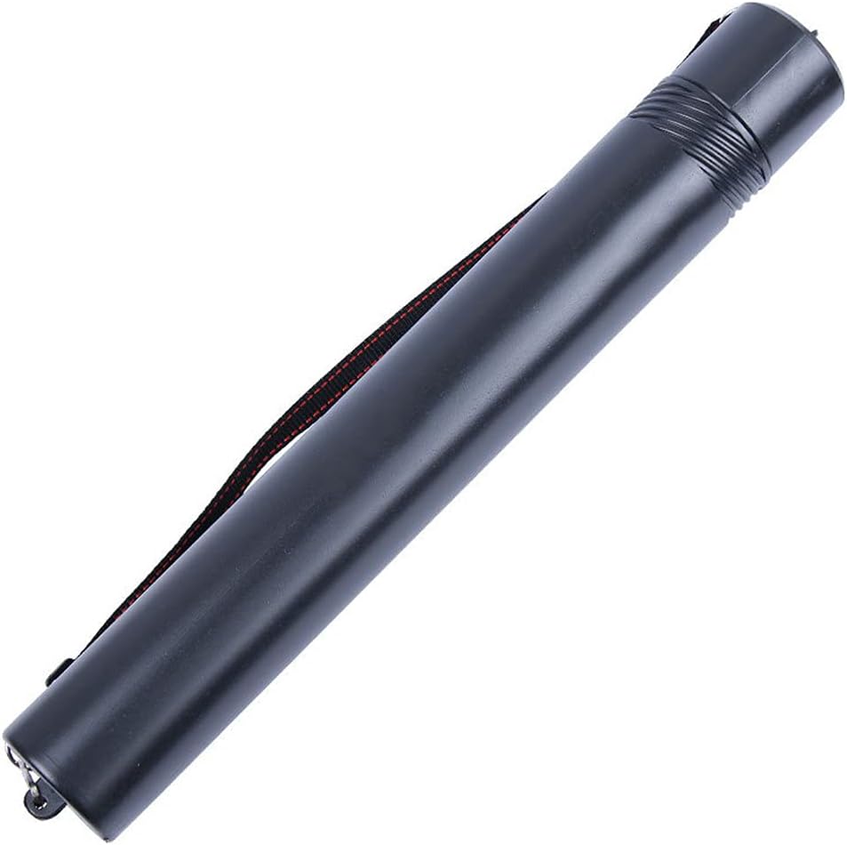 U-K 1PCS Reusable Plastic Picture Storage Tube with Carry Strap Rotate Drawing Cylinder Poster Scroll Holder for Artists and Planners Black Deft : Arts, Crafts & Sewing