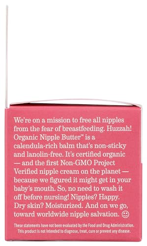 Image of Earth Mama Organic Nipple Butter for Breastfeeding and Dry Skin, 2-Fluid Ounce
