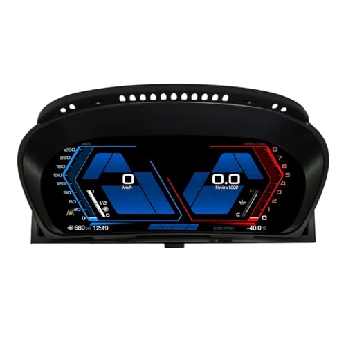 Pantalla digital de 12,3" para cuadro de instrumentos LCD de BMW X5 X6 E70 E71 con sistema CarPlay