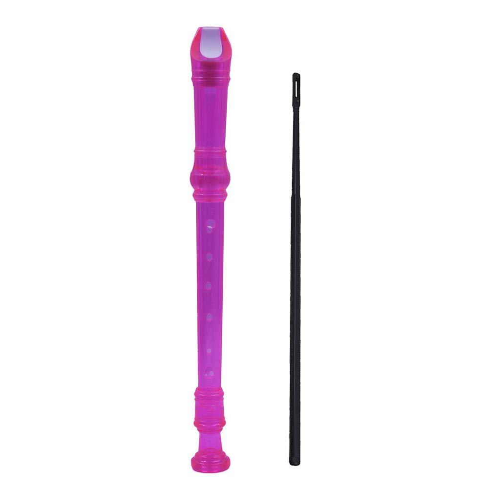 1 Flauta de Agudos de 8 Orificios Ajustable Flauta de Agudos no tóxico Clarinete Flauta Principiante Instrumento de Viento de Madera Clarinete (Color : Purple)