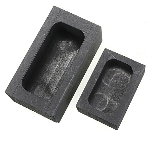 MASUNN Hochreine Graphitguss-Schmelz-Ingot-Form Für Gold & Silber -750G