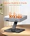 EOIWUY Laptop Stand with 360° Swivel Base, Portable Foldable Laptop Riser for Desk, Ergonomic Adjustable Cookbook Holders Computer Stand Holder for Team Work, Compatible with MacBook Pro/Air (10-16")