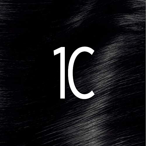 Image of L'Oreal Paris Excellence Creme Permanent Hair Color, 1C Cool Black, 100 percent Gray Coverage Hair Dye, Pack of 1