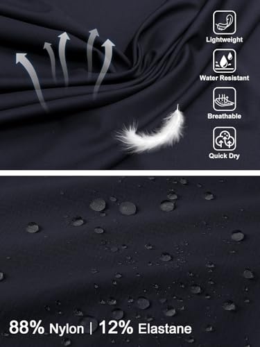 Men's Cargo Hiking Pants Water Resistant Lightweight Quick-Dry Work Pants4