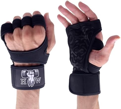 HW Weight Lifting Gloves for Men & Women – Gym Workout Gloves wit...