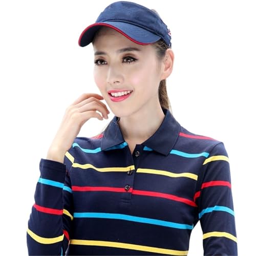Chemise rayée à manches longues pour femme : coupe mince haut de gamme