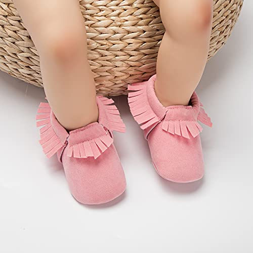 Cencirily Infant Baby Fringe Moccasin Slipper Boys Girls Tassel Suede Leather Toddler Sneakers Soft Sole First Walking Loafers Crib Shoes #TOP2