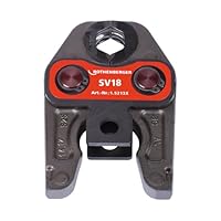 ROTHENBERGER Pressbacke Standard, SV Pressbacken Kontur, 18mm Arbeitsbereich Durchmesser | 015213X | Einpresswerkzeug für Rohre, Pressbacken