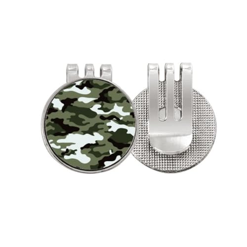 Marqueur de balle de golf magnétique camouflage pour vos parcours de week-end