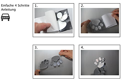 CARSLY 2 x Autoaufkleber und Motorradaufkleber