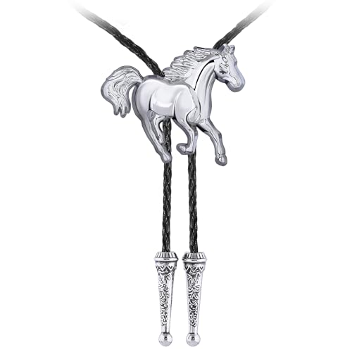 Image of Jeilwiy Bolo Tie for Men, Western Bolero Tie Cowboy Ties Native American Cowgirl Bolo Tie Accessories for Men Women