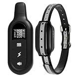 Pet Trainer Barking Stopper Dog Trainer, IPX7 Waterproof Electric Vibrator Suitable for All Dogs, Support Various Training Environments(B)