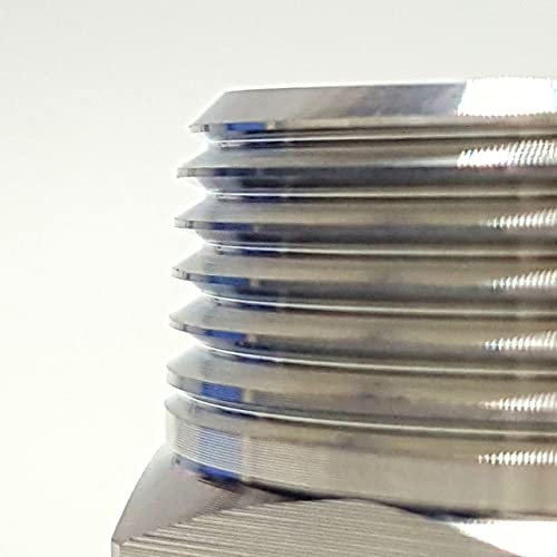Image of KF40 Flange to Male NPT /MNPT Fitting (ISO-KF KF40 QF40 NW40) (1-1 /2 inch MNPT x KF40)
