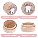Tucnoeu Rustic, Decorative Wooden Tooth Box, Baby Keepsake Box, 2.01 x 1.38 x 3.35 inches
