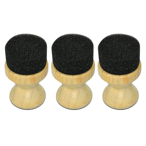 FANSHINUO Juego de 3 aplicadores de aceite mineral para un cuidado eficiente de tablas de cortar de madera y utensilios de cocina, herramientas de cocina