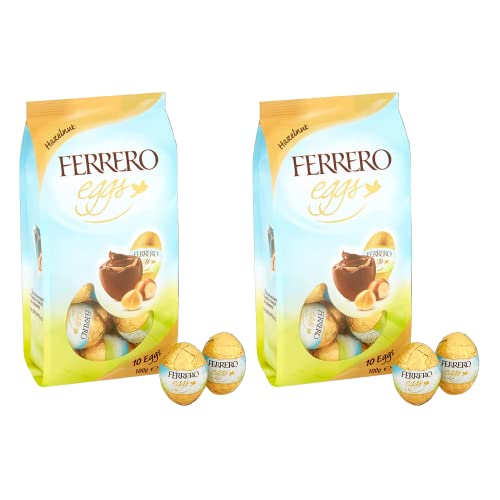 Her Flavour 2x Ferrero Rocher Hazelnut Mini Chocolate Easter Eggs Bags | Chocolate Bouquet Kit | Bulk Chocolate Eggs | Gifts for Women Men Kids | Thank You Chocolate Gifts | 100g