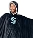 Pegasus Sports NHL Seattle Kraken Team Color Bloncho w/Logo Patch & Sherpa