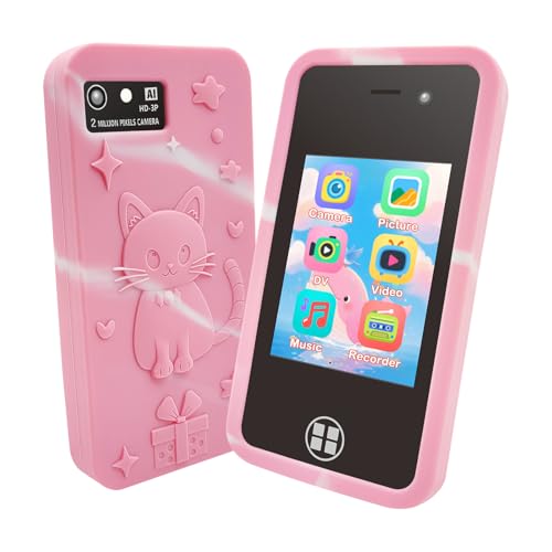 Téléphone portable pour filles cadeau de Noël anniversaire 3 à 10 ans