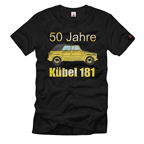 T-shirt pour anniversaire 50 ans Copytec Tyo 181 noir taille M pour homme et adulte