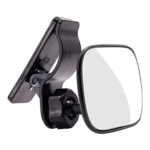Image of Baby Car Mirror, Universal Car Interior Rearview Baby Mirror for Car with Wide Angle Convex Mirror, 360 Degree Adjustable Easily Observe the Baby's Move, Clip-on Sun Visor