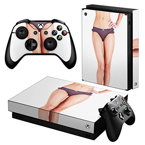 igsticker Xbox One X ��p �X�L���V�[�� ���ʁE�V�ʁE��ʁE�R���g���[���[ �S�ʃZ�b�g �G�b�N�X�{�b�N�X �V�[�� �ی� �t�B���� �X�e�b�J�[ 001631