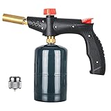 Taschyas Kitchen Blow Torch - Sous Vide Torch - 360 Rotation Chef Searing Cooking Torch (Black)