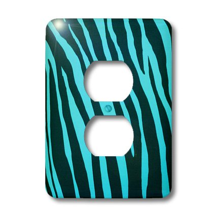 Cache-prise Turquoise plaque murale decorative 3dRose lsp_25236_6 - 3