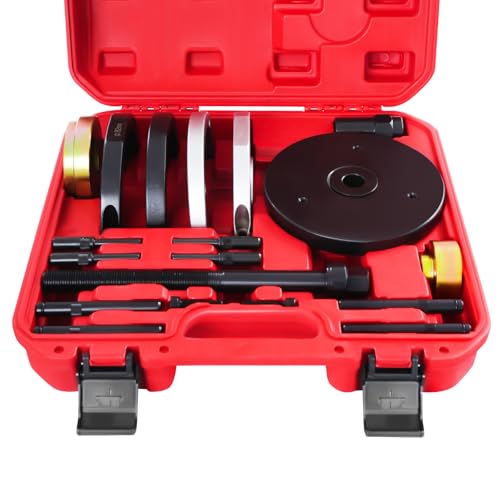 SHZICMY 82 mm, set di attrezzi per il cuscinetto della ruota, estrattore per mozzi ruota, estrattore per mozzi ruota, set di attrezzi in acciaio al carbonio