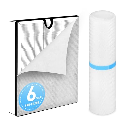 Préfiltres Vital 100S Levoit compatibles - Lot de 6 filtres de rechange 100S-P
