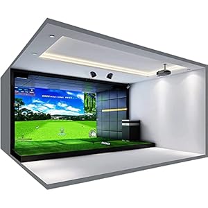 Simuladores de golf para el hogar, pantalla de impacto de simulador de golf, pantalla de proyector portátil de tela reflectante, simulador de entrenamiento de pelota de golf, pantalla de proyección de