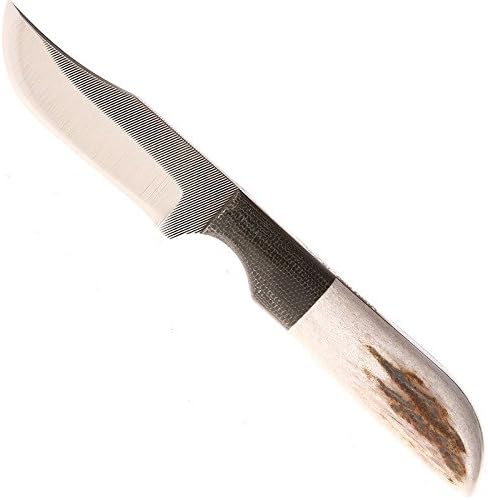 Anza Knives Anza Small Clip Point Knife with Micarta Elk Handle