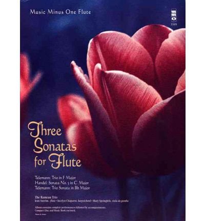 Three Sonatas for Flute Music Minus One édition papier de prestige