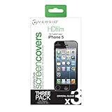 Versio Mobile 3-Pack Screen Protector for iPhone 5/5s/5c - Retail Packaging - Clear