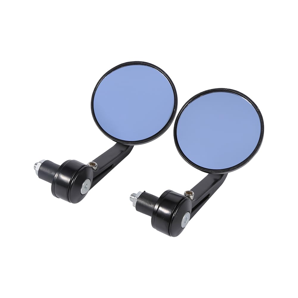 Rétroviseur pour moto 7/8" universel rond guidon extrémités rétroviseurs latéraux chromés
