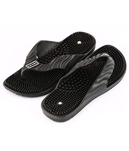 Acupressure India Unisex-Adult Black Doctor Slipper - 44 (B07J39YXQ9) Amazon Price History, Amazon Price Tracker