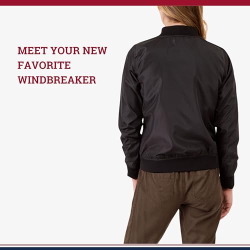 U.S. Polo Assn. Women Baseball Collar Bomber Jacket W/Snap Pockets4