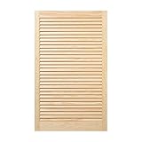 ben+camilla.com Lamellentür Holztür Natur 99,3 x 59,4 cm mit offenen Lamellen für Regale, Schränke, Möbel | Kiefer Holz unbehandelt