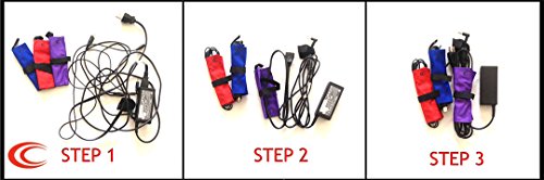 Cord Controller Heavy Duty Fabric Cord Storage And Organizer, X-Small #TOP1