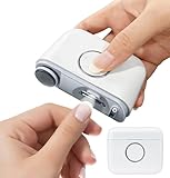 Cortaúñas eléctrico, cortaúñas eléctrico mejorado con dos cabezales, 2 en 1, cortaúñas automático con luz LED, cortaúñas de 2 velocidades para bebés, niños, adultos y personas mayores
