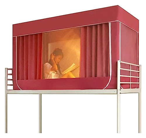 Rideaux à baldaquin pour lit superposé 90x190x110 cm occultants couleur C