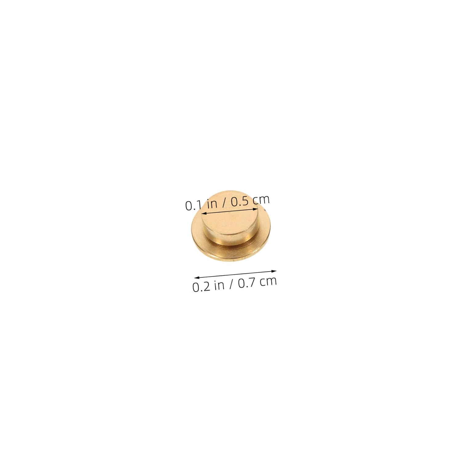 STOBAZA Metal Rotating Nail Art Components for DIY Crafting and Professional Salons, Golden 15pcs with High-speed General Shaft, Enhanced Durability and Creative Versatility Nail Art