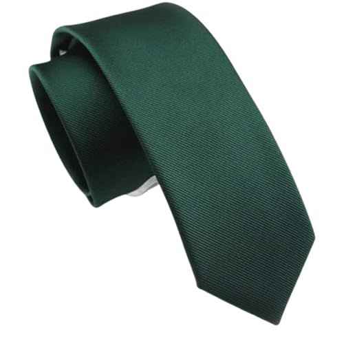 Image of Young Arrow Premium Microfiber Matte Finish Necktie for Men - Solid Formal Tie for Office, Wedding, Party, Groom & Groomsmen
