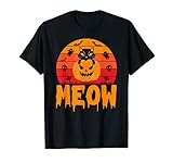 disfraces de halloween para mujer hechos en casa Lindo gato de Halloween MeowHalloween, personaje de demonio, cabeza de diablo roja, diseño para hombres y mujeres, celebrar Halloween, diseño fresco, amigos familiares, asistir a fiestas de disfraces de miedo, ver películas de terror, espíritu de Halloween, temporada de otoño, impresionante camiseta, idea de disfraz de minuto, mo