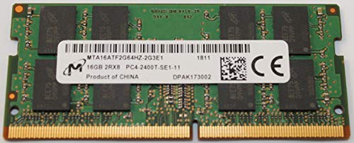Micron 16GB DDR4 laptop memory module 2400MHz