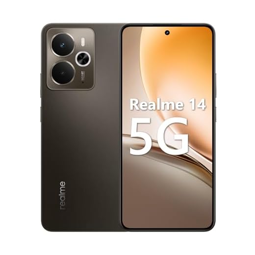 Smartphone Realme 14 5G 12 GB de RAM/256GB, /Tela 6.67"/120Hz Ultra-smooth, NFC - Storm Titanium