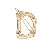 jieGorge Pinza para el Pelo, Metal, Alfabeto inglés, pasadores para el Cabello, Horquillas para el Cabello, Horquillas Decorativas, joyería para Mujeres, Regalos (D)