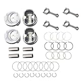 BuliBoao Engine Connecting Rod Piston Kit, Pistons Rings Connecting Rods Kit STD Fits for Hyundai Sonata Kia Sorento Optima 2.4L 2011-2019