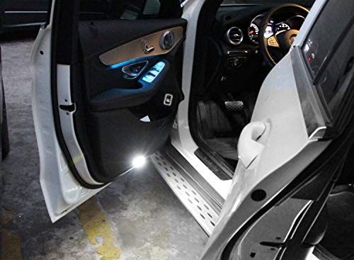 Luz LED Blanca para Puerta iJDMTOY Compatible Mercedes CLA CLS miniatura 5