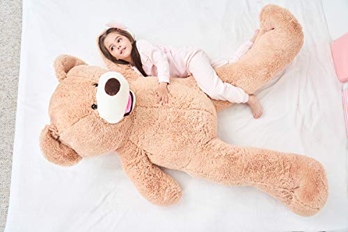 Ikasa Giant Teddy Bear Plush Toy Stuffed Animals (Brown, 63 Inches) #TOP7
