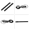 Hood Pin Lock Kit, Universal Aluminum Bonnet Hood Pins Lock Hood Pin Lock Latch Kit Black for Racing Sport Car Car Interior and Exterior Modification Bonnet pins #2